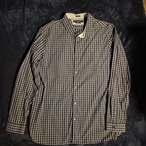 American Eagle Outfitters Slim Fit Plaid Button-Down Shirt XXL